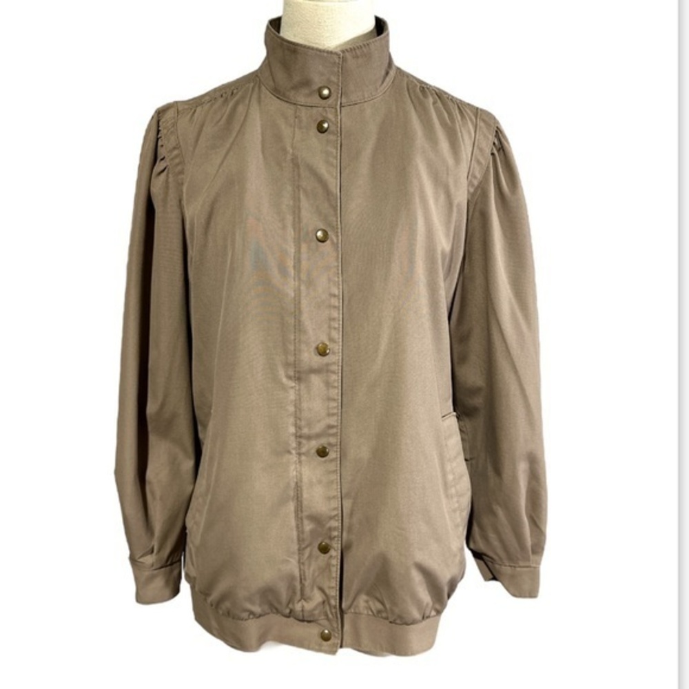 Vintage London Fog 2pc jacket khaki removable zip liner women’s size 5/6 (1716) - Picture 1 of 14